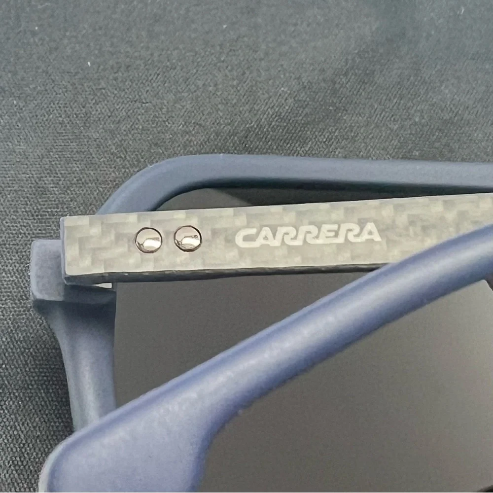 CARRERA NWOT 8035/S Carbon Fiber Blue‎ Sunglasses 61-14 Aviator UV Made in Italy